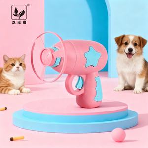 LED luminoso giocattolo volante per cani e gatti interattivo bambù libellula catapulta lanciatore per il gioco di notte & cucciolo di formazione del gattino - Product Image 1