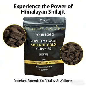 OEM Özel Etiketli Altın Şilajit Himalaya Jelibonları Yetişkinler İçin Doğal - Fulvik Asit Mineral Zengin Formülü Enerji ve Bağışıklık Sistemi Sağlığı İçin - Product Image 3