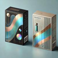 Boîte d'emballage de parfum de luxe personnalisable avec impression de logo, flacon de parfum de 50 ml et 100 ml