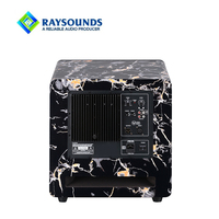 Système de solutions audio avec caisson de basses actif de 12 pouces pour home cinéma, directement de l'usine