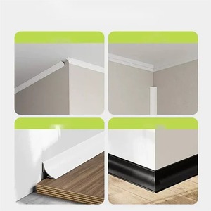 Profilé triangulaire en alliage d'aluminium pour moulures d'<span class=keywords><strong>angle</strong></span> intérieures, finition des bords de sol et système de recouvrement d'<span class=keywords><strong>angle</strong></span> de <span class=keywords><strong>plafond</strong></span> - Product Image 5