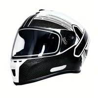 Casque de moto intégral certifié DOT et aux nouvelles normes nationales, casque de sécurité universel toutes saisons pour hommes et femmes