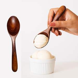 Cuchara de madera resistente de proveedor indio para cocinar con mango largo, perfecta para agitar y servir en la cocina, disponible para la venta. - Product Image 1