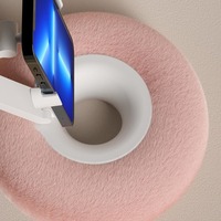Oreiller réglable en forme de support pour téléphone et tablette Accessoire de bureau confortable pour la diffusion en direct pour la maison et le lit étanche