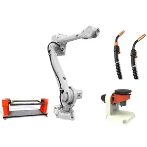 Çelik paslanmaz kaynak için CNGBS pozisyoner ve OTC kaynakçı ile ABB endüstriyel Robot IRB4600 kaynak robotu