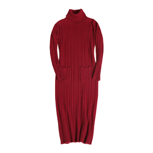 Stile di moda e caldo prezzo all'ingrosso <span class=keywords><strong>Outlet</strong></span> di fabbrica da donna abito lungo in Cashmere - Product Image 1