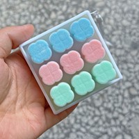 Multi-shape Keycaps Plush Fidget Switch Tester Keychain Soft Foam Squeeze Press Toy