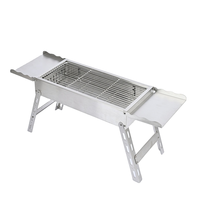 Fabricant professionnel OEM, barbecue au charbon de bois pliable moderne sans fumée en acier inoxydable 304 pour l'extérieur