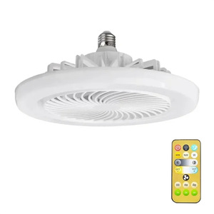 Ventilador de Techo LED E27 con Control Remoto, 3 Velocidades, Doble Temperatura de Color, Ahorro de Energía, Montaje Empotrado - Product Image 5
