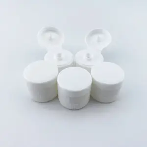 Flip kapaklar özelleştirme boyutu/renk 20/410 plastik şişe kapak contası kozmetik ambalaj flip top cap