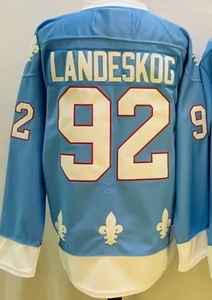 Maillot de hockey sur glace cousu pour homme Colorado 29 Nathan MacKinnon 8 Cale Makar 92 Gabriel Landeskog 96 <span class=keywords><strong>Mikko</strong></span> Rantanen Sports - Product Image 5