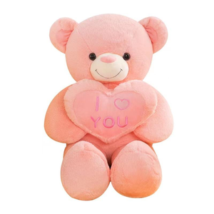 Hadiah Hari Valentine besar beruang Teddy warna-warni dengan boneka cinta grosir mainan mewah beruang Teddy besar kustom - Product Image 5