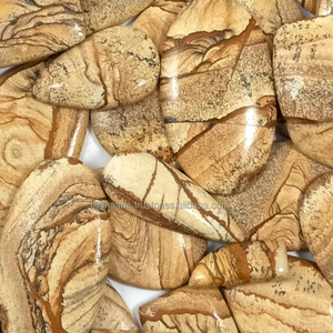 Cabochon de Jaspe Naturel Poli, Pierre Précieuse en Vrac, Pierre de Guérison - Product Image 1