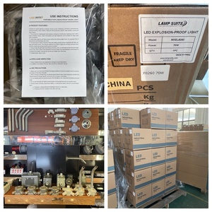 ไฟฟลัดไลท์ IP66 Atex 50W 60W 70W 80W Zone 1 Zone 2 AC220V ปรับแต่งได้ป้องกันการระเบิดไฟ LED สำหรับน้ำมันแก๊สทะเลพร้อมกรง - Product Image 5