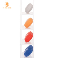 Étui rigide ovale mat pour lunettes, boîte de rangement unie pour lunettes de soleil, impression Fu Blessing, logo personnalisé