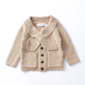 Suéter Cárdigan de Punto de Color Sólido de Manga Larga <span class=keywords><strong>para</strong></span> Niños de 1 <span class=keywords><strong>a</strong></span> 6 <span class=keywords><strong>A</strong></span>ños, Ropa Infantil, <span class=keywords><strong>Abrigo</strong></span> Cárdigan de Punto <span class=keywords><strong>para</strong></span> Niñ<span class=keywords><strong>a</strong></span> - Product Image 4