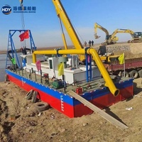 Draga de succión a chorro de alta capacidad de 400m³/h y 8 pulgadas, diésel, para minería de arena en ríos africanos