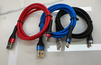 Cable de Datos USB-A a Tipo-C de Alta Calidad, 100W, Negro, Trenzado de Nailon, con Conductor de Cobre Puro, Carga Rápida, Aleación de Aluminio, Marca BJC
