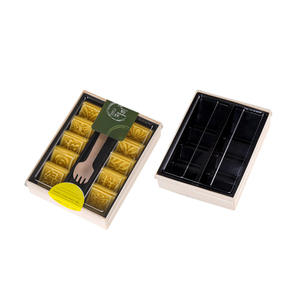 Holesale ustom OGO iogo iodegradable akery ackackaging ushi essert INI ancake onut ackaper ackaging Ox o iramisu ox - Product Image 4