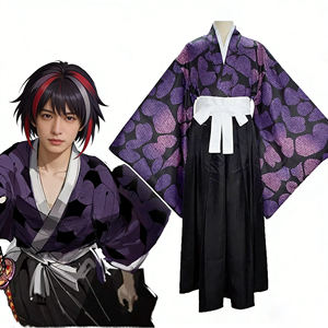 Costumes de haute qualité, costumes d'anime Tanjirou Kamado Nezuko, ensembles de costumes de <span class=keywords><strong>cosplay</strong></span> pour femmes et hommes, kimono - Product Image 1