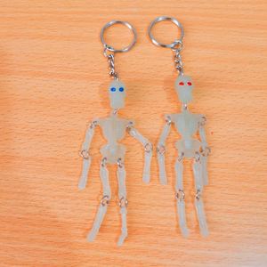 Skeleton <b>Keychain</b> Multi-joint Skeleton <b>Personality</b> Gothic Accessories Halloween Ghost Head Jewelry Korean Fashion 2022 - Product Image 6