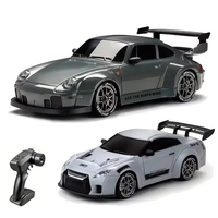 Mobil Remote Control Drift 4WD 911 Skala 1:24, Mobil Balap Super Sport 2.4GHz Dengan Giroskop dan Lampu LED, Mainan
