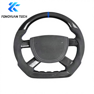 Volant de voiture personnalisé en Alcantara et fibre de carbone forgée pour <span class=keywords><strong>Ford</strong></span> Mondeo Mk5 Mk2 Mk4 Mk3 <span class=keywords><strong>S</strong></span>-<span class=keywords><strong>MAX</strong></span> Galaxy Taurus Edge <span class=keywords><strong>2008</strong></span> - Product Image 3