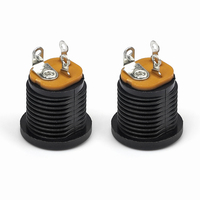 5.5*2.1/2.5mm 3.5*1.3mm prise d'alimentation cc filetée avec écrou DC022m connecteur de prise femelle cc de type carte