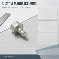 Nouveau composant de fixation pour éclairage automobile, goupille d'alignement non standard en acier au carbone zingué moleté pour phare