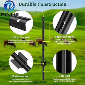 Malla de Alambre 3D Personalizada de Fábrica, 2.5mm, Eslabón de Cadena WPC, Molde de Concreto para Granja, Acero Galvanizado, Cercado de Seguridad para Ganado, <span class=keywords><strong>Poste</strong></span> en T - Product Image 5