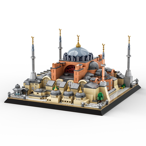 BEBRICKS <span class=keywords><strong>Serie</strong></span> de Construcción de Edificios Wange 6237 Hagia Sophia Estambul Turquía Edificios históricos famosos Ladrillos de juguete - Product Image 1