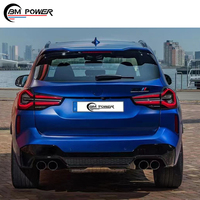 Kit de carrosserie automobile pour X3 Series G08 X3M F97 diffuseur de pare-chocs arrière couvercle arrière lèvre Spoiler silencieux d'échappement conseils
