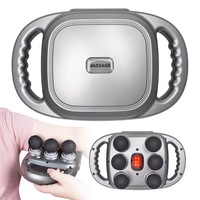 Pistolet à fascia à six têtes Fitness Muscle transfrontalier Vibration à haute fréquence pour détendre les muscles Pistolet à fascia de qualité professionnelle