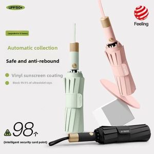 Parapluie de poche anti-UV pour femme, design moderne, protection solaire, pliable, vente en gros, mini, 50 % de réduction - Product Image 3
