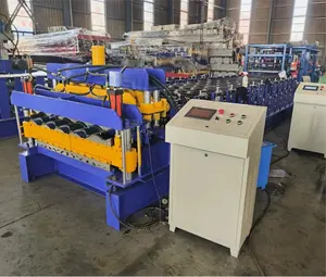 Double Layer Roll Forming Machine Rollformer Metal Roofing Corrugated Steel Sheet Wall Panel Tile Making Machine