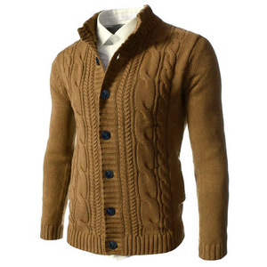 Yiwu Jiyun di lusso in stile puro colore chiusura a bottone <span class=keywords><strong>uomo</strong></span> manica lunga auto-coltivazione in lana Cashmere <span class=keywords><strong>Cardigan</strong></span> per <span class=keywords><strong>uomo</strong></span> - Product Image 3