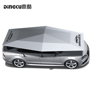 Dingku Car Sunshade Umbrella Retractable Auto Sunscreen Cover Portable Carport For Outdoor Protection - Product Image 3