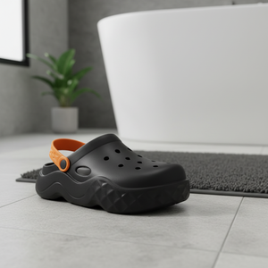 Pantofole da Casa in Gomma Comode Nere con Suola Antiscivolo Leggere e Resistenti Scarpe da Casa per Uomo - Product Image 3