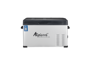 30L Mini Voiture Réfrigérateur <span class=keywords><strong>Alpicool</strong></span> Boîtier Métallique DC 12/24V/AC100-240V Portable Réfrigérateur Voyage Congélateur - Product Image 2