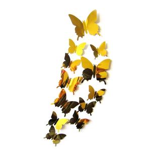 Nouvel arrivage de décoration de gâteau en PVC 3D or rose bleu papillon pour mariage noël nouvel an saint valentin <span class=keywords><strong>moins</strong></span> <span class=keywords><strong>cher</strong></span> - Product Image 1