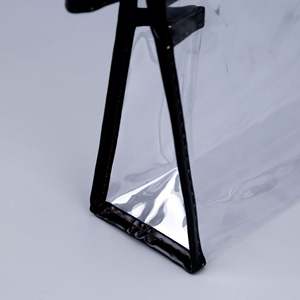 Custom Logo Zipper Pvc Transparent Travel Bags Makeup Cosmetic <b>Pouch</b> Bikini Zipper Packaging Bag - Product Image 4