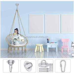 <span class=keywords><strong>Kit</strong></span> de suspension pour balançoire murale ou plafond, crochets <span class=keywords><strong>d</strong></span>'<span class=keywords><strong>ancrage</strong></span>, pièces de ressort pour hamac, acier inoxydable 304, <span class=keywords><strong>kit</strong></span> de suspension pour balançoire de yoga aérien - Product Image 6