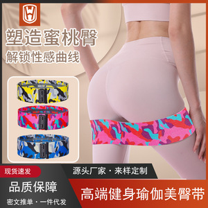 Hip Resistance <b>Band</b> Medium Strength For Glute Training Fitness Body Shaping <b>Exercise</b> Equipment S M L Size - Product Image 4