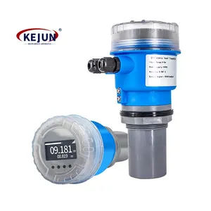 Sensor ultrasonik bawah air untuk pengukuran kedalaman Sensor Level tangki bahan bakar cair asam ultrasonik air sumur dalam 5m 6m 8m