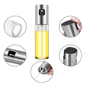 New 200ml Easy Cook Vinegar Jars Dispenser and Olive Oil Spray Glass Bottle for Cooking