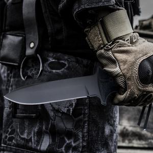 Cuchillo Táctico Multifuncional de Acero Inoxidable 2023 para Camping y Caza, Hoja Fija, Punta Caída, Mango de Plástico, DIY OEM/ODM - Product Image 5
