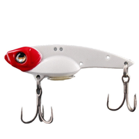 Hameçon triple anti-rouille avec revêtement en téflon, leurre vibrant en métal pour la pêche en kayak