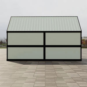 Casa prefabricada pequeña de lujo, marco de acero ligero, contenedor Modular, diseño plegable desmontable para edificios de oficinas, centros comerciales, hoteles - Product Image 4