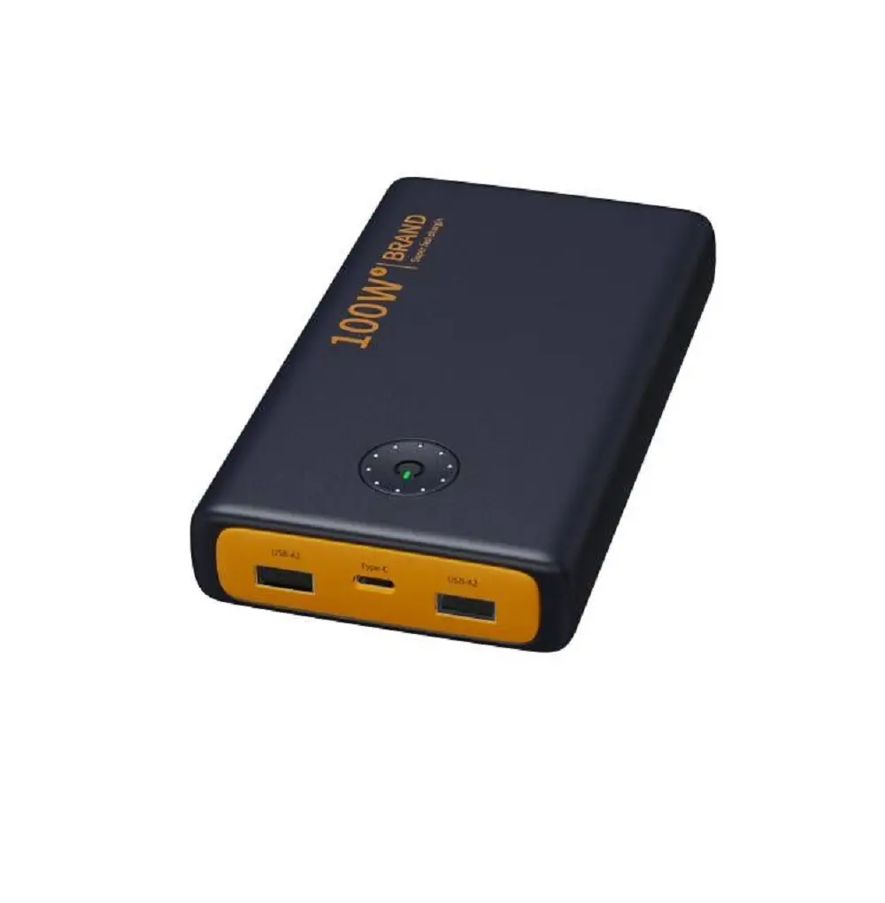 2023 신제품 SKD 도매 공장 가격 25000mAh C 타입 USB C PD 100W 배터리 팩 휴대용 전원 은행 노트북 용