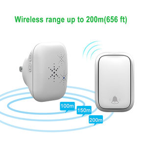 Prise US EU UK auto-alimenté Design moderne Sonnette sans fil sans batterie pour la maison Cour Hôtel École Hôpital - Product Image 2